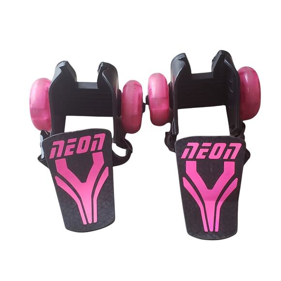 Neon Vybe Heel Pink Skates Street Roller Shoe - Picture 1 of 3